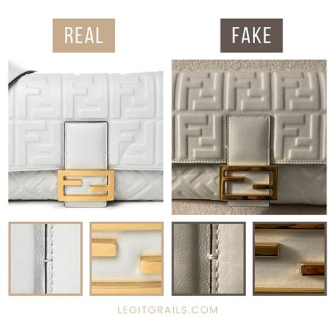 how to recognize a fake fendi bag|genuine fendi baguette.